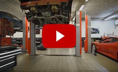 Ferrari service centre installation in France: high quality is implicit