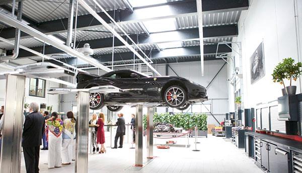 Ferrari workshops in Germany choose DEA