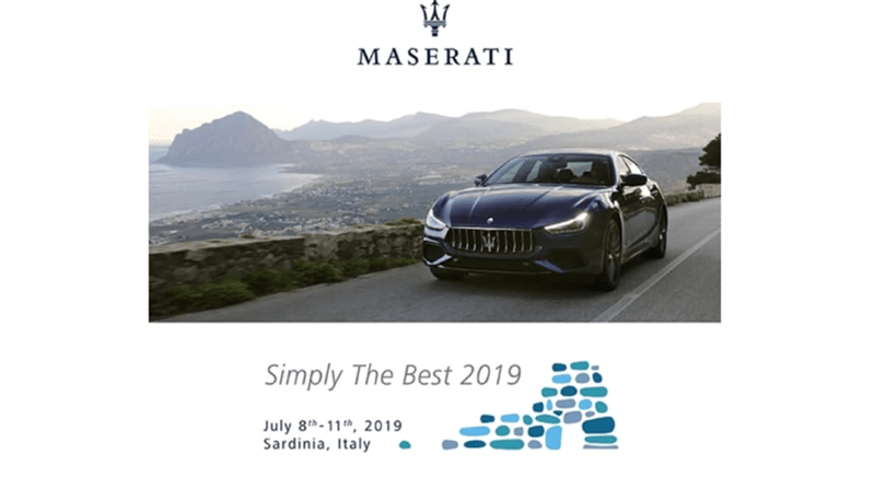 DEA at Simply The Best 2019, the Event for the best Maserati dealers