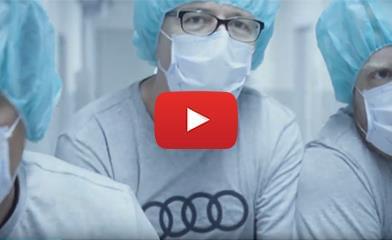 DEA furniture in the Basel Audi Center Diagnostics Clinic - Video